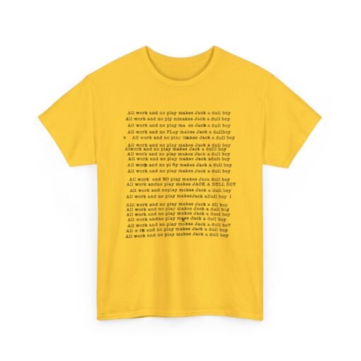 All Work No Play – The Shining-Inspired Unisex T-Shirt - Image 16