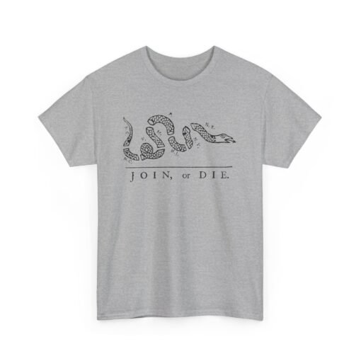 🇺🇸🐍 Join or Die Unisex T-Shirt – Classic Patriot Vibes - Image 14