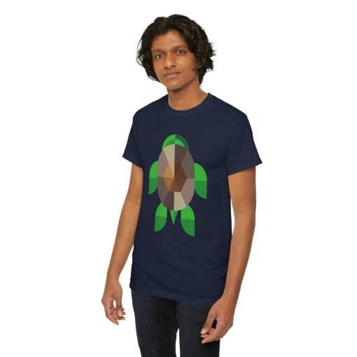 🐢🔷 Polygon Sea Turtle Unisex T-Shirt – Modern Geometry Meets Ocean Vibes - Image 6