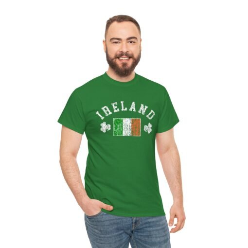 🇮🇪☘️ Ireland Pride Unisex T-Shirt – Flag, Shamrocks & Heritage - Image 3