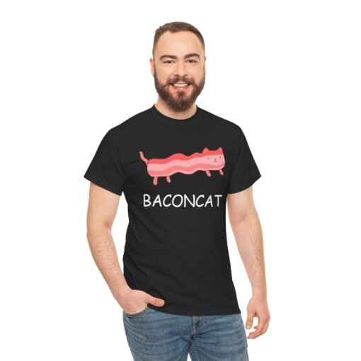 Baconcat Unisex T-Shirt – The Purrfect Crispy Combo - Image 4