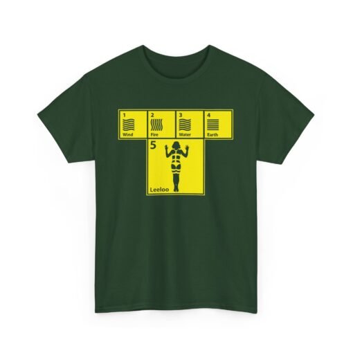 🌪️🌊🔥🌍✨ Elemental Chart Unisex T-Shirt – Wind, Water, Fire, Earth... and Leeloo - Image 15