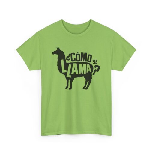 🦙❓ Como Se Llama? Unisex T-Shirt – Llamaste Confused - Image 16