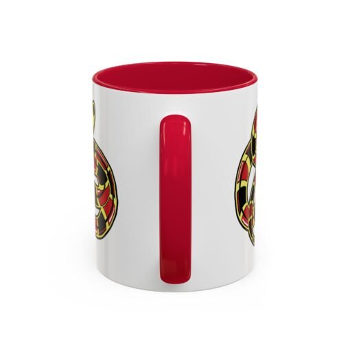 Curled Coral Snake Color Accent Mug – Bold & Wild - Image 4