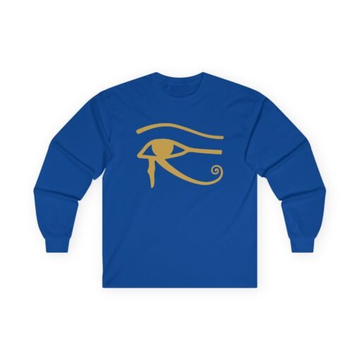 Eye of Horus Unisex Long Sleeve T-Shirt – Ancient Protection, Modern Style - Image 8