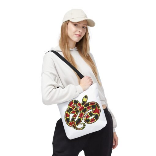 Curled Coral Snake Tote Bag – Wild Style On the Go - Image 5