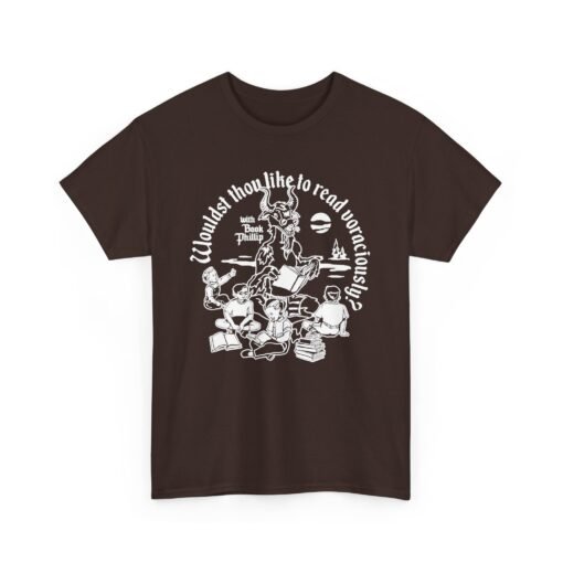📚🐐 "Wouldst Thou Like to Read Voraciously with Book Philip?" Unisex T-Shirt - Image 12