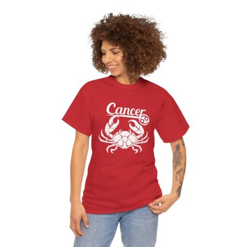 Cosmic Crab Vibes – Cancer Zodiac Unisex Tee - Image 5