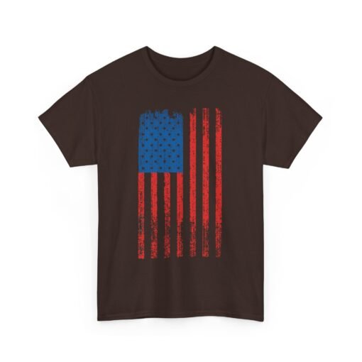 🇺🇸🖤 Distressed American Flag Unisex T-Shirt – Worn, Weathered, Proud - Image 14