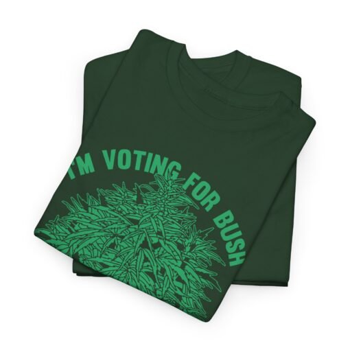 🌿🗳️ I’m Voting for Bush Unisex T-Shirt – Grassroots Campaign Vibes - Image 2