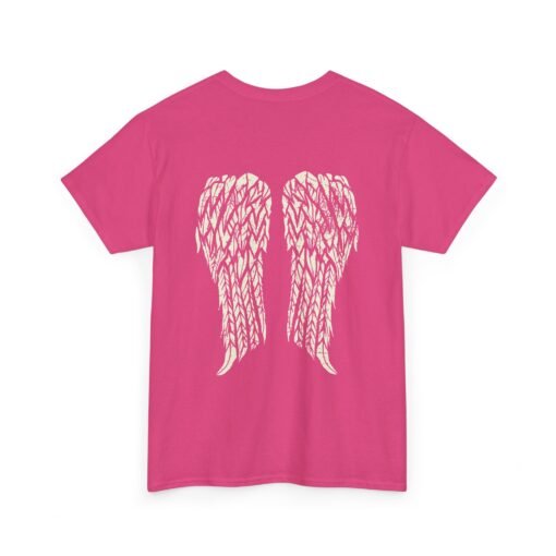 🖤👼 Gothic Angel Wings Unisex T-Shirt – Dark Grace from Behind - Image 12