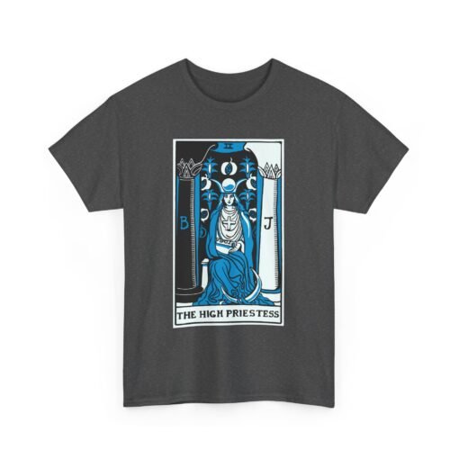 🌙🔮 The High Priestess Tarot Card Unisex T-Shirt – Channel Inner Wisdom - Image 15
