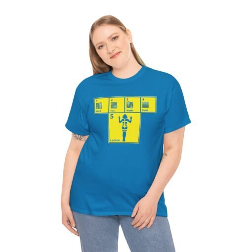 🌪️🌊🔥🌍✨ Elemental Chart Unisex T-Shirt – Wind, Water, Fire, Earth... and Leeloo - Image 3
