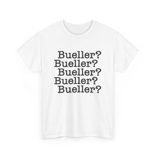 🎬📚 Bueller? Bueller? Unisex T-Shirt – Attendance Optional, Style Mandatory
