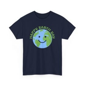 "Happy Earth Day" Smiling Planet Unisex T-Shirt