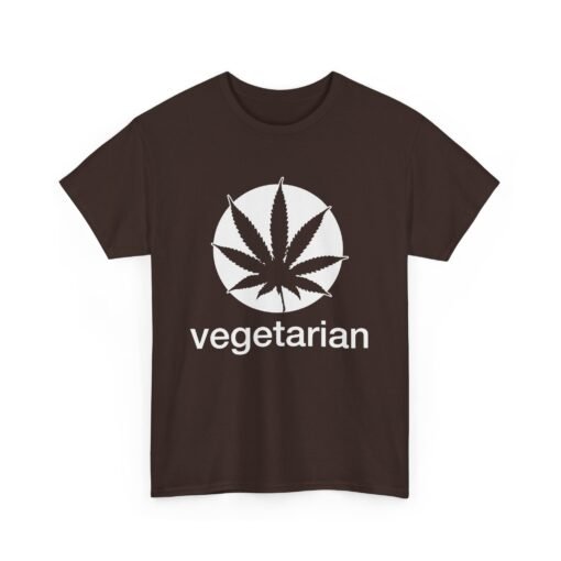🌿🥦 Vegetarian Unisex T-Shirt – Powered by Plants (Sort Of) - Image 12