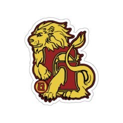 🦁 House of Lion Outdoor Sticker – Stick Your Courage Anywhere