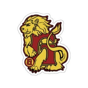 🦁 House of Lion Outdoor Sticker – Stick Your Courage Anywhere