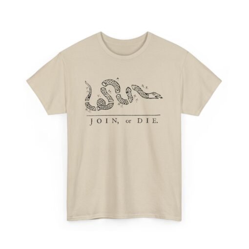 🇺🇸🐍 Join or Die Unisex T-Shirt – Classic Patriot Vibes - Image 13