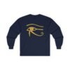Eye of Horus Unisex Long Sleeve T-Shirt – Ancient Protection, Modern Style