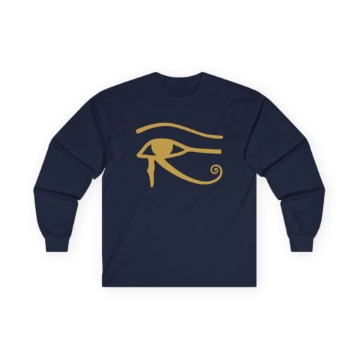 Eye of Horus Unisex Long Sleeve T-Shirt – Ancient Protection, Modern Style