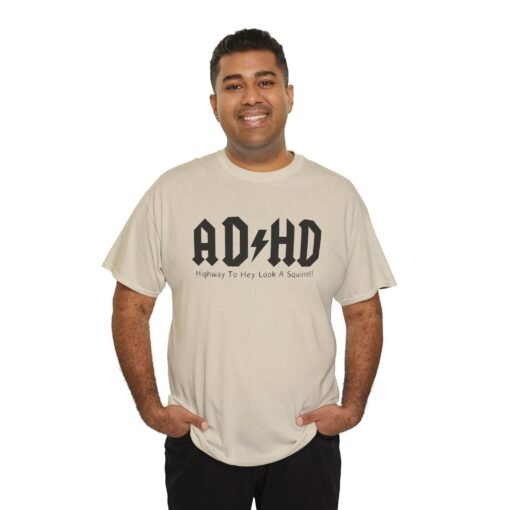 ⚡🐿️ ADHD Highway Unisex T-Shirt – Fast Lane to Distraction! - Image 4