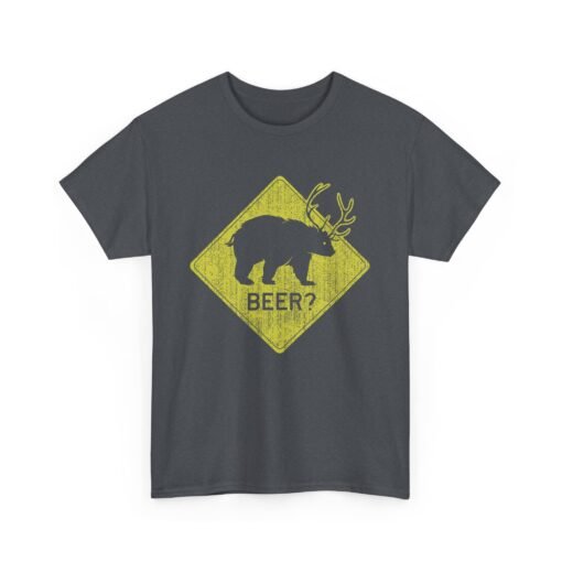 🐻🦌 “Beer?” Unisex T-Shirt – The Elusive Beear Awaits - Image 16