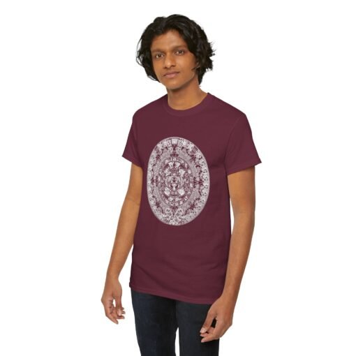 Aztec Calendar | Unisex | Heavy Cotton | T-Shirt | Mayan | Celestial | History - Image 6