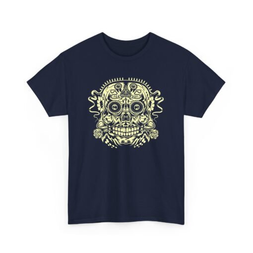 Ace of Spades Sugar Skull Unisex T-Shirt – Bold & Badass - Image 16