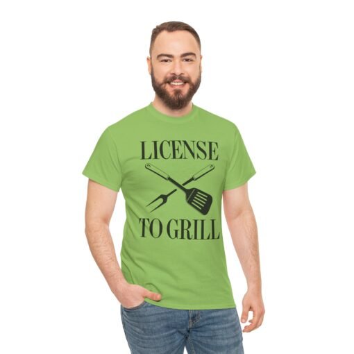 License To Grill – Unisex T-Shirt - Image 3
