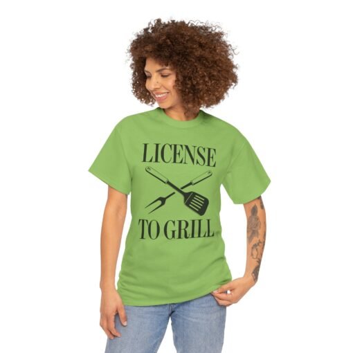 License To Grill – Unisex T-Shirt - Image 7
