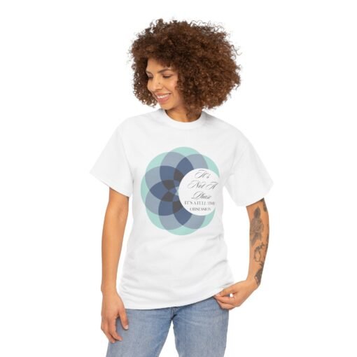 🌕🔷 It’s Not a Phase, It’s a Full-Time Obsession Unisex T-Shirt – Lunar Love in Polygon Style - Image 3