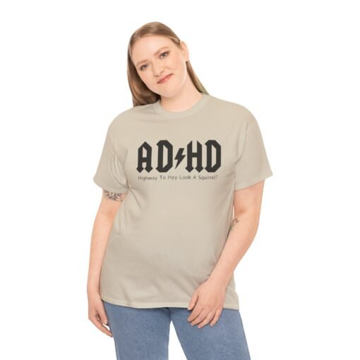 ⚡🐿️ ADHD Highway Unisex T-Shirt – Fast Lane to Distraction! - Image 3