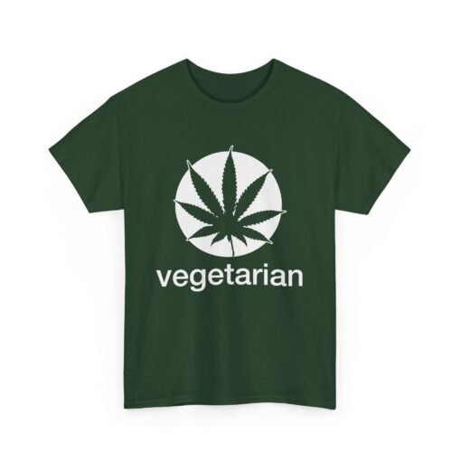 🌿🥦 Vegetarian Unisex T-Shirt – Powered by Plants (Sort Of) - Image 14