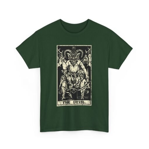 😈🃏 The Devil Tarot Card Unisex T-Shirt – Embrace the Shadows in Style - Image 15