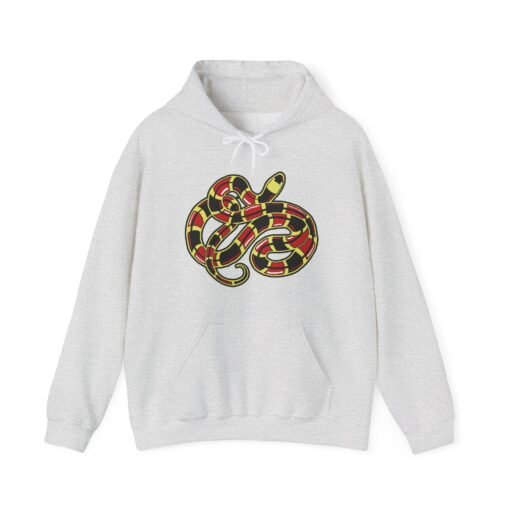 Curled Coral Snake Unisex Hoodie – Bold & Venomous Style - Image 13