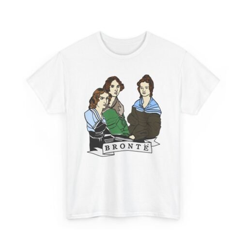 📚 Bronte Sisters Unisex T-Shirt – Gothic Queens of Classic Lit - Image 11