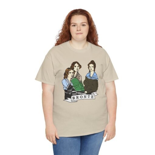 📚 Bronte Sisters Unisex T-Shirt – Gothic Queens of Classic Lit - Image 6