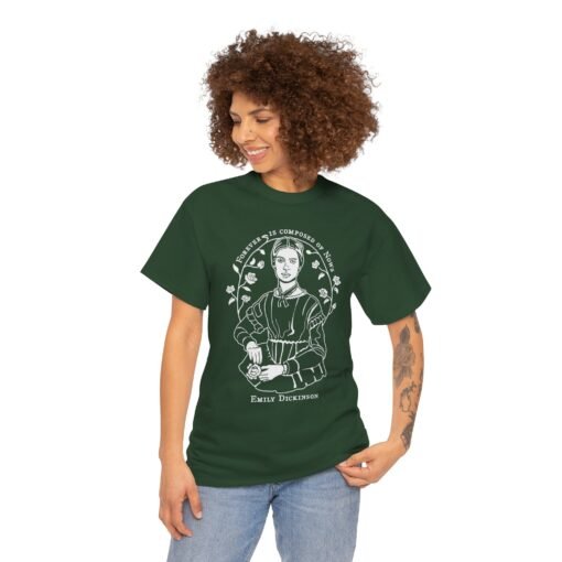Emily Dickinson "Forever Is Composed of Nows" – Unisex T-Shirt - Image 4