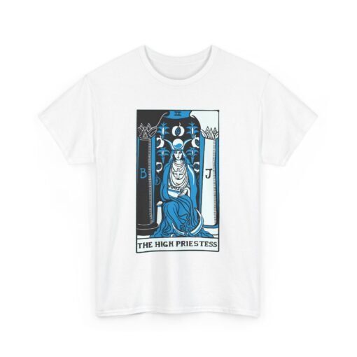 🌙🔮 The High Priestess Tarot Card Unisex T-Shirt – Channel Inner Wisdom