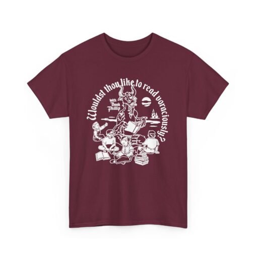 📚🐐 "Wouldst Thou Like to Read Voraciously with Book Philip?" Unisex T-Shirt - Image 11