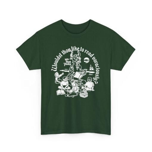 📚🐐 "Wouldst Thou Like to Read Voraciously with Book Philip?" Unisex T-Shirt - Image 15