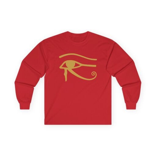 Eye of Horus Unisex Long Sleeve T-Shirt – Ancient Protection, Modern Style - Image 12