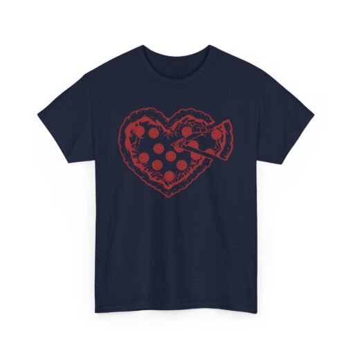 "Love at First Slice" Unisex T-Shirt – Heart Pizza Edition - Image 15