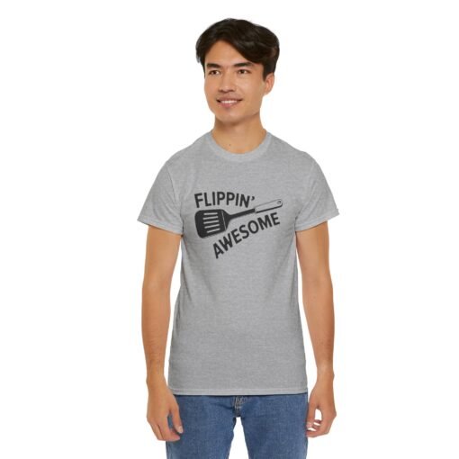 🍳👕 Flippin’ Awesome Unisex T-Shirt – Serve Looks & Laughs - Image 7