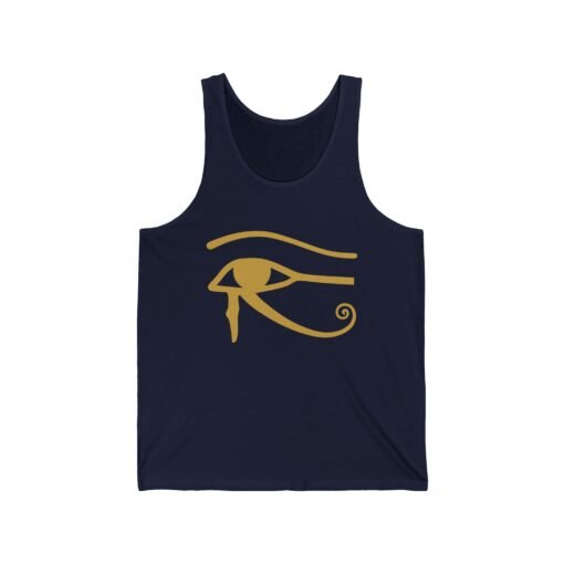 Eye of Horus Unisex Jersey Tank Top – Ancient Symbol, Modern Comfort