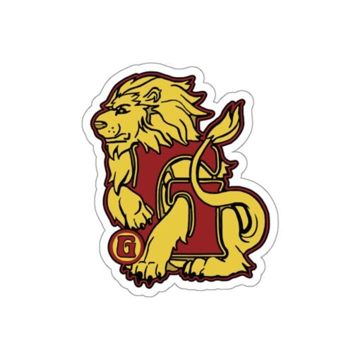 🦁 House of Lion Outdoor Sticker – Stick Your Courage Anywhere - Image 8