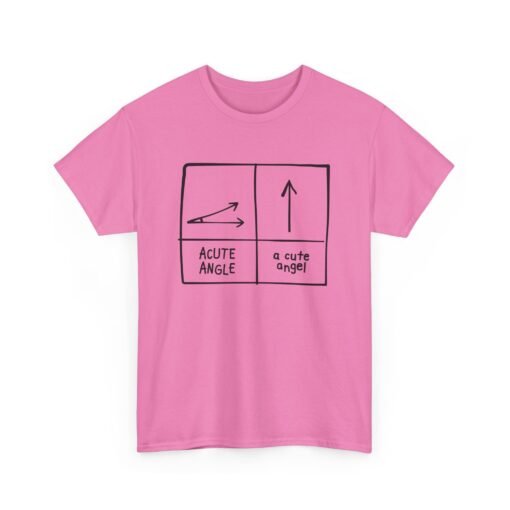 Acute Angle / A Cute Angel Unisex T-Shirt – Geeky Pun Perfection - Image 16