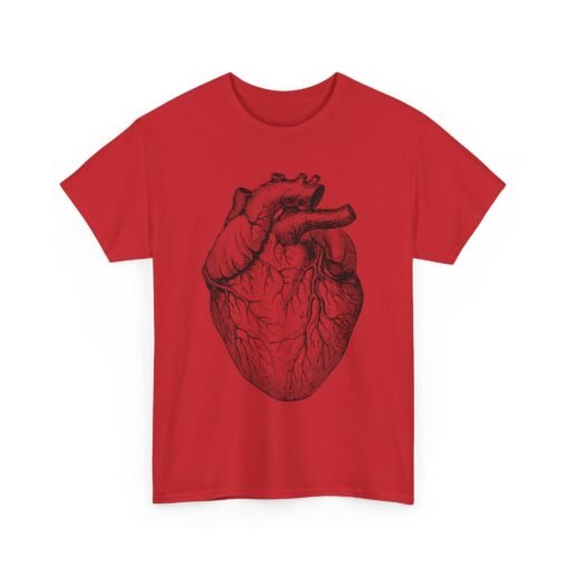 Wear Your Heart (Literally) – Unisex Anatomical Heart T-Shirt - Image 20