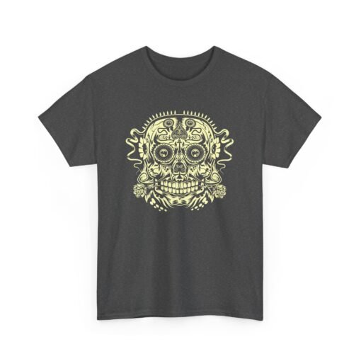 Ace of Spades Sugar Skull Unisex T-Shirt – Bold & Badass - Image 14